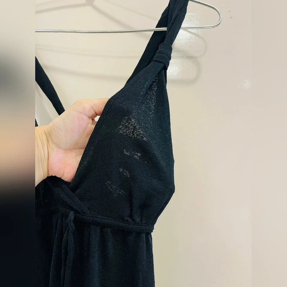 Black semi sheer dress - Picture 5 of 9